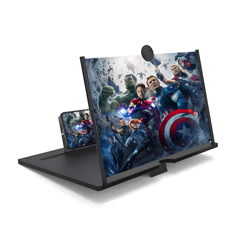 12"Mobile Phone Magnifier - Ultra-Hd Screen Magnifier for Easy TV Viewing Orientation for Landscapes Use Eye Protection Full-Screen Mobile Phone Magnification